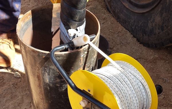 20190205_143704 Hydrogeologist-Consultant-Perth-Aquifer drawdown and recovery monitoring during step rate testing of groundwater supply bores.